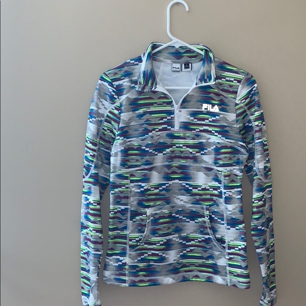 FILA 1/4 zip long sleeve